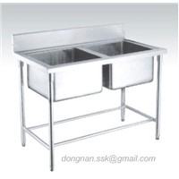 Stainless Steel Double Sink  (detachable), Kitchen Wares