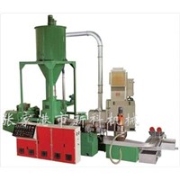 Waste weave bag recycling and granulating machinery / unit