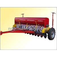 Wheat Seeder Matched with Tractor