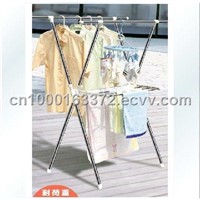X-type land clothes hanger rack