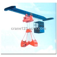 Electric Single - Track Grab Crane