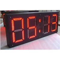led time and temperature display