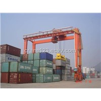 rubber-tyred container portal crane