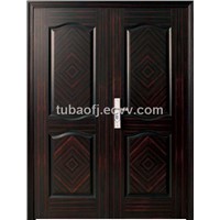 Wooden Double Front Door