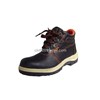 Black Leather Safety Shoes 9766