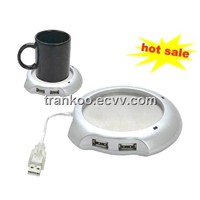 USB Cup Warmer with 4X USB2.0 HUB, USB Hub Warmer