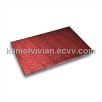 0.18 to 0.60mm Brushed Aluminum Composite Panel, 1 to 6mm Panel Thickness