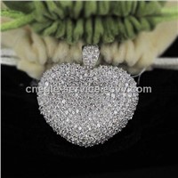 2011 hot sale 925 silver CZ pendants jewelry with high quality