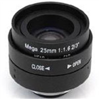 25mm F1.6 Megapixel Fixed Focal Manual Iris 2/3" C Mount Lens