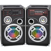 Professional Active Stage Speaker with USB/Light