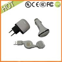 3 in 1 Mobile Phone Charger for iPhone