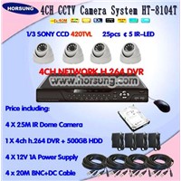 4CH CCTV &amp;amp; Surveillance Systmes HT-8104T