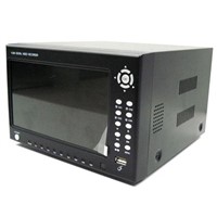 4CH H.264 Standalone DVR with 7&amp;quot; Digital Screen