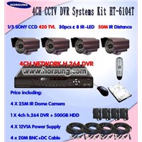 4CH CCTV Surveillance Systems Kit