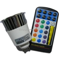 5W RGB Remote Control E27 LED Spotlight