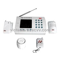 8 Zones Auto-dial Wireless Burglar Alarm System