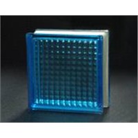 Blue Parallel Glass Brick