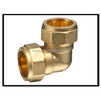 Brass compression fittings for copper tubes