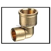 Brass solder fittings for copper tubes