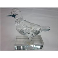 Clear Crystal Sculpture Craft for Peace Pigeon