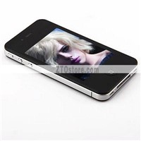 Free Shipping-4GS Mobile Phone Dual Sim Card Dual Camera Quad Band JAVA 3.2 inch Screen