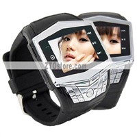 Free Shipping-ZTO Ultra Thin 1.55 Inch Screen Quad Band Watch Cell Phone with Keypad and 2.0M Camera