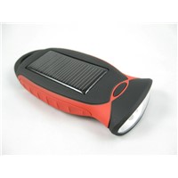 Guaranteed 100% Solar Charger for Iphone/Mobile Phone/Mp3/Mp4 and with 4 LED Flashlight (SC04)