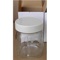 Mini glass jar/mini vaso cristal