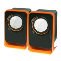 Multimedia Mini Speakers with 150Hz to 18kHz Frequency Response and 2.5W x 2 Output Power