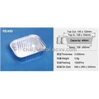 Rectangular Disposable Aluminium Foil Tray (RE450)
