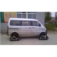 Rubber track system for MPV, Commercial vehicle, minibus