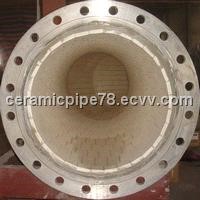 SHS Ceramic lined Abrasion Resistant Conveyor pipe