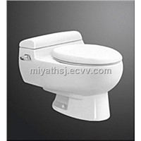 Siphonic one piece toilet (s-trap:300mm roughing in)