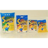 Top quality OEM Sunny Detergent wash powder Laundry PE bag