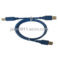 USB3.0 AM TO USB3.0 BM+USB3.0 AM Y Cable