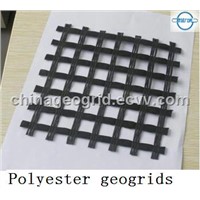 Warp Knitted Polyester Geogrid (PET)