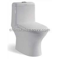China Sanitary ware Suppliers Wash Down One-Piece Toilet - No Piping (A-0175)
