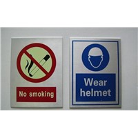 Beaten Aluminium Safety Signs