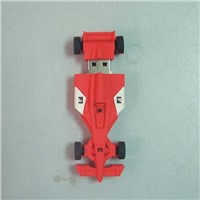 Rubber  USB Driver in Car Shape/KM-528