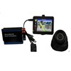 GPS vehicle tracker with LCD navigation screen, vehicle security, fleet management