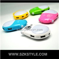 LED Colourful 4 port usb 2.0 hub