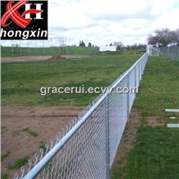 Hot dipped Galvanized Chain Link Fence