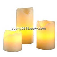 resin real candles