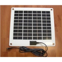 10W/18V Monocrystalline Flexional Solar PV Panel