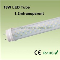 18W LED tube lamp with Luminous flux: 1750, 1850, and 1950lm