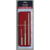 3PC Solid Brass Punch set