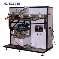 Automatic cylinder screen printing machine