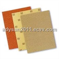 Dry stearate abrasive paper sheet