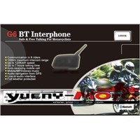 G6 BT Multi Interphone Bluetooth Helmet Intercom