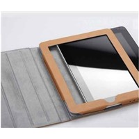 Folio Genuine Leather Case for iPad 2